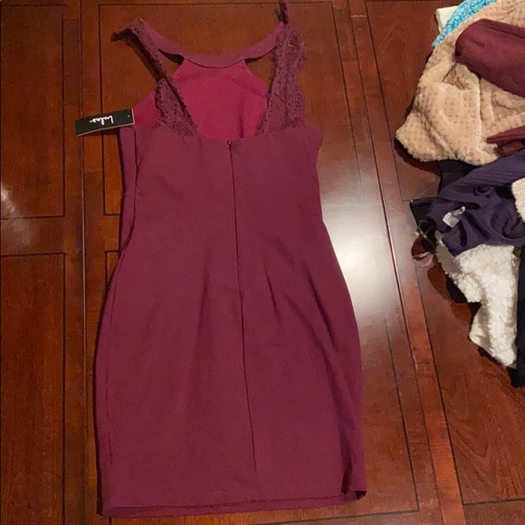 plum colored dress - Picture 2 of 5